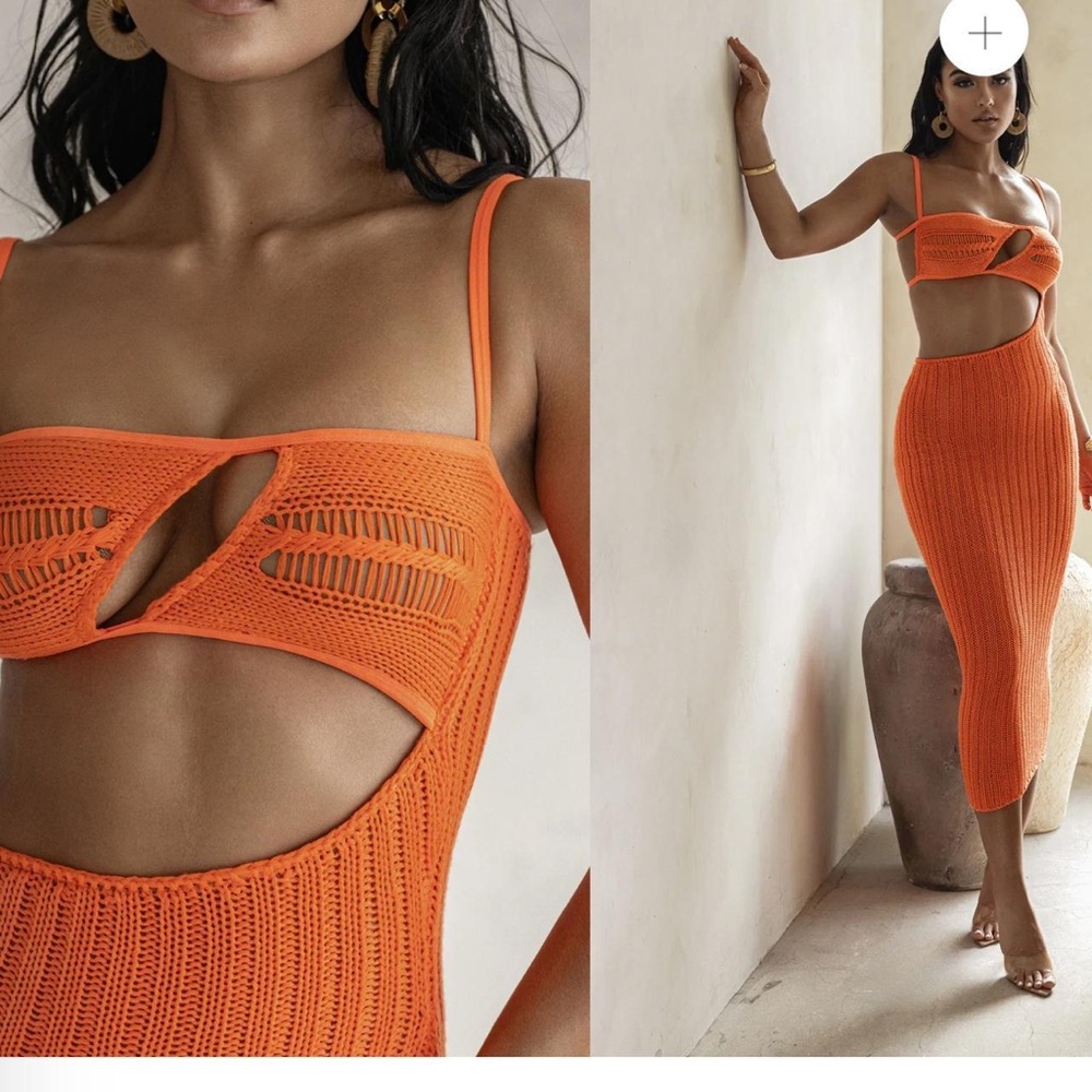 JLUXLABEL Coastal Orange Dress